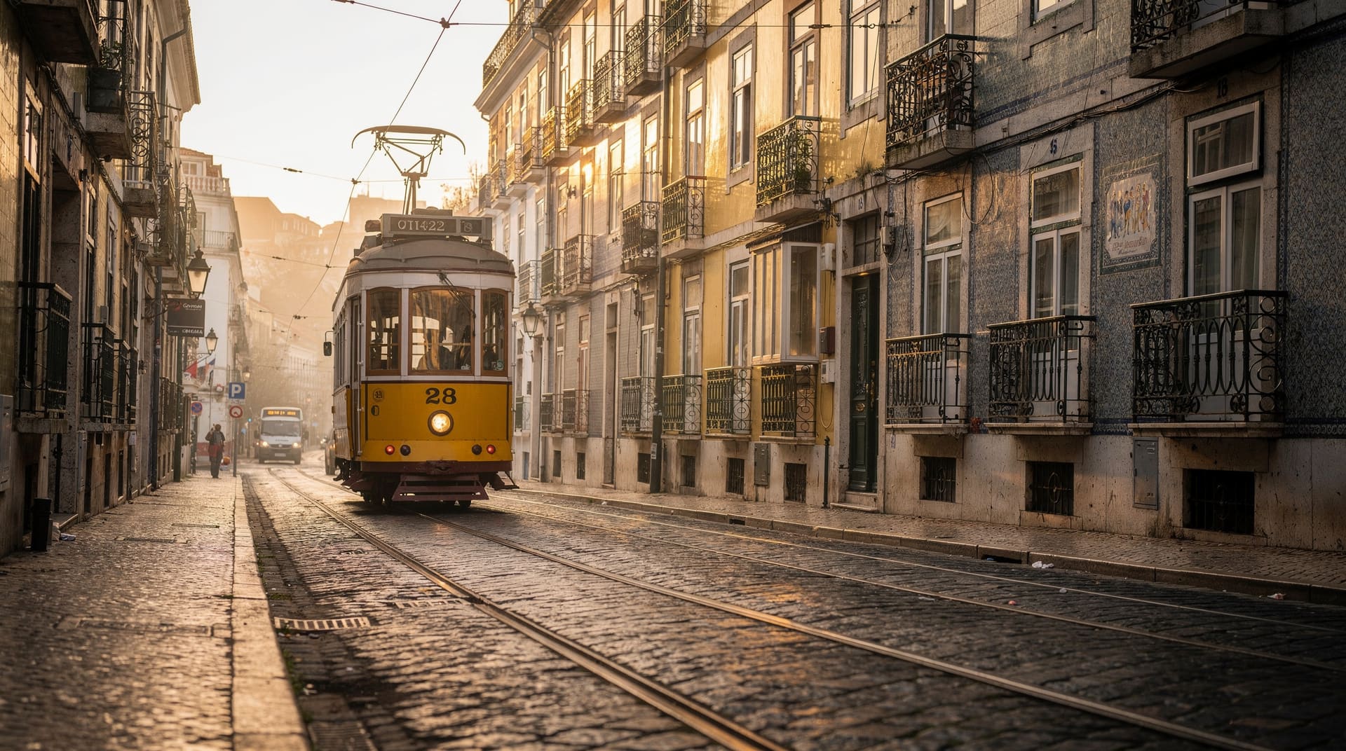 Tram 28 at dawn: the empty tram experience