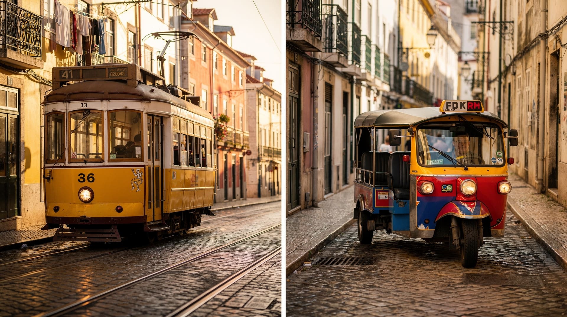Tram 28 vs the tuk-tuks: two tourist icons, one honest verdict