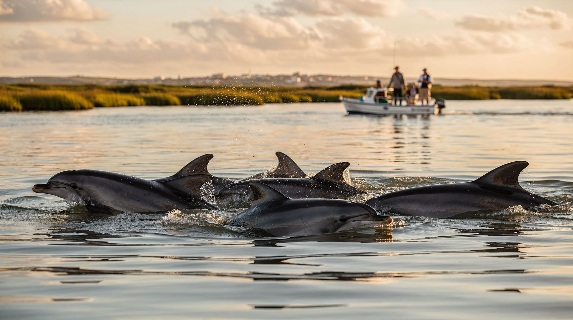 Dolphin watching in Setúbal: Sado estuary pods, tours and best season