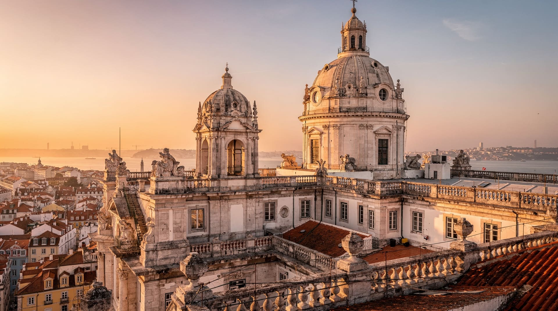 National Pantheon Lisbon: the Santa Engrácia dome and rooftop views