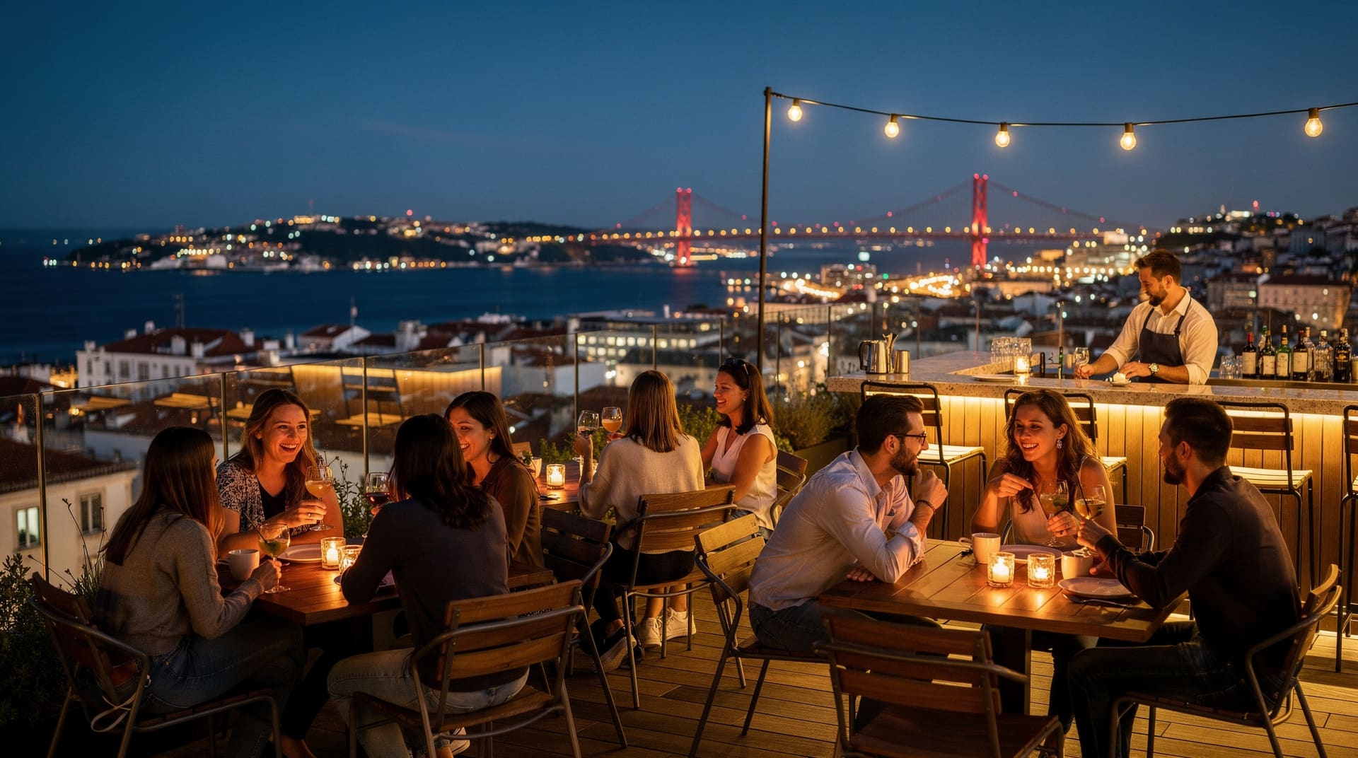 Best rooftop bars in Lisbon: views, prices, and honest picks