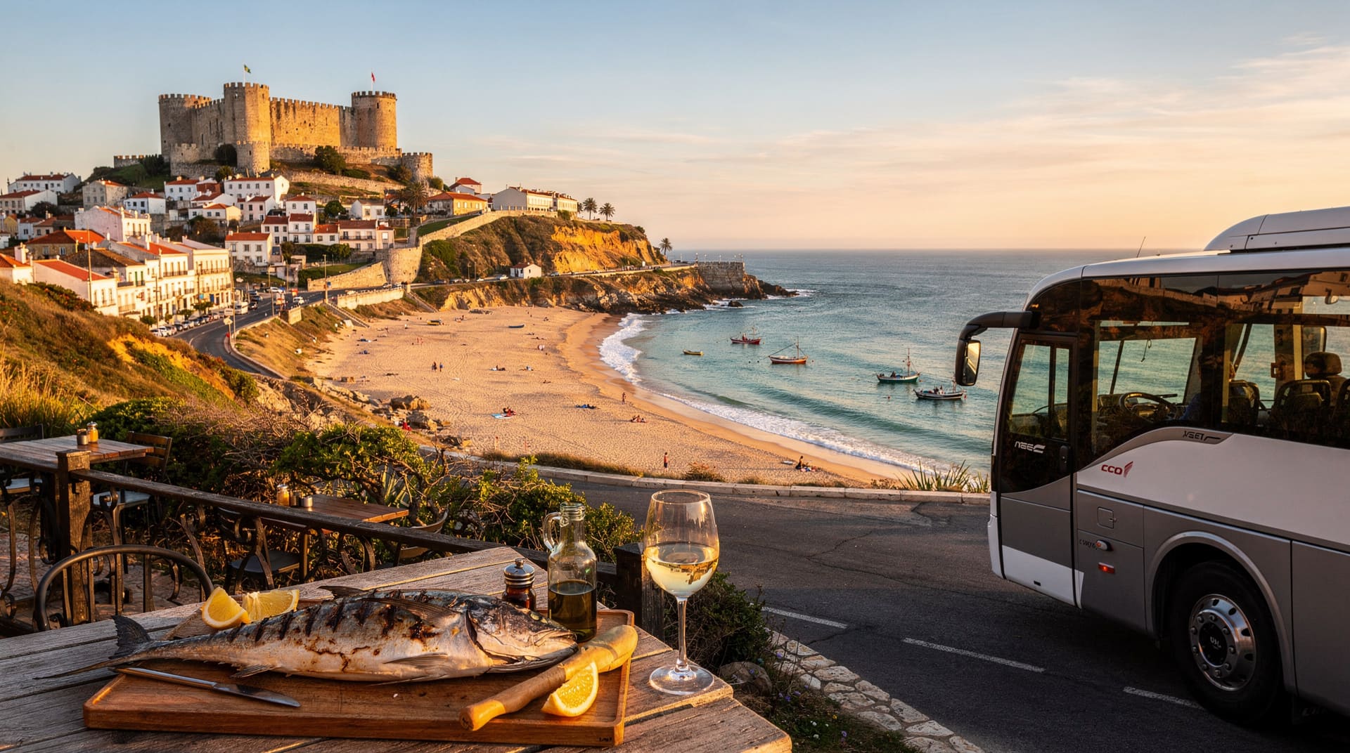 Sesimbra day trip from Lisbon: beach, castle, espadarte and how to get there by bus