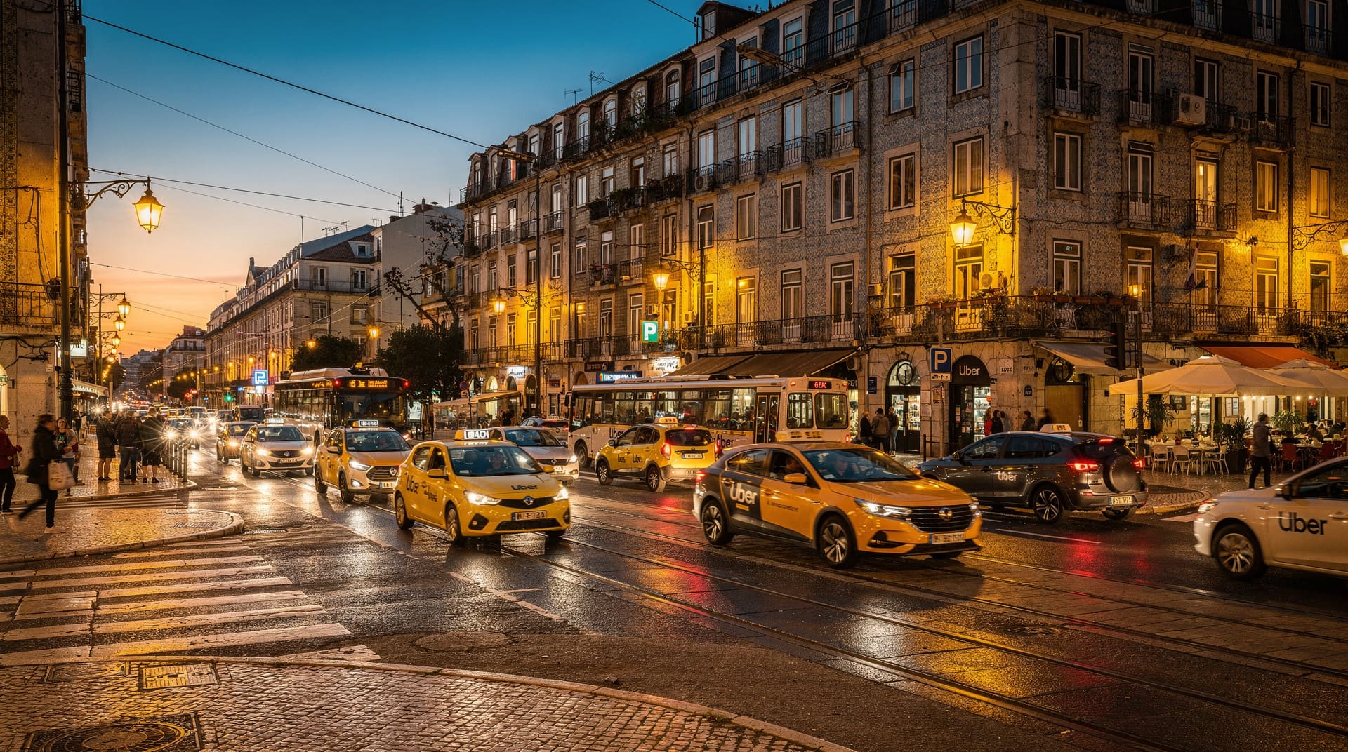 Taxis, Uber, and Bolt in Lisbon — honest comparison for 2026