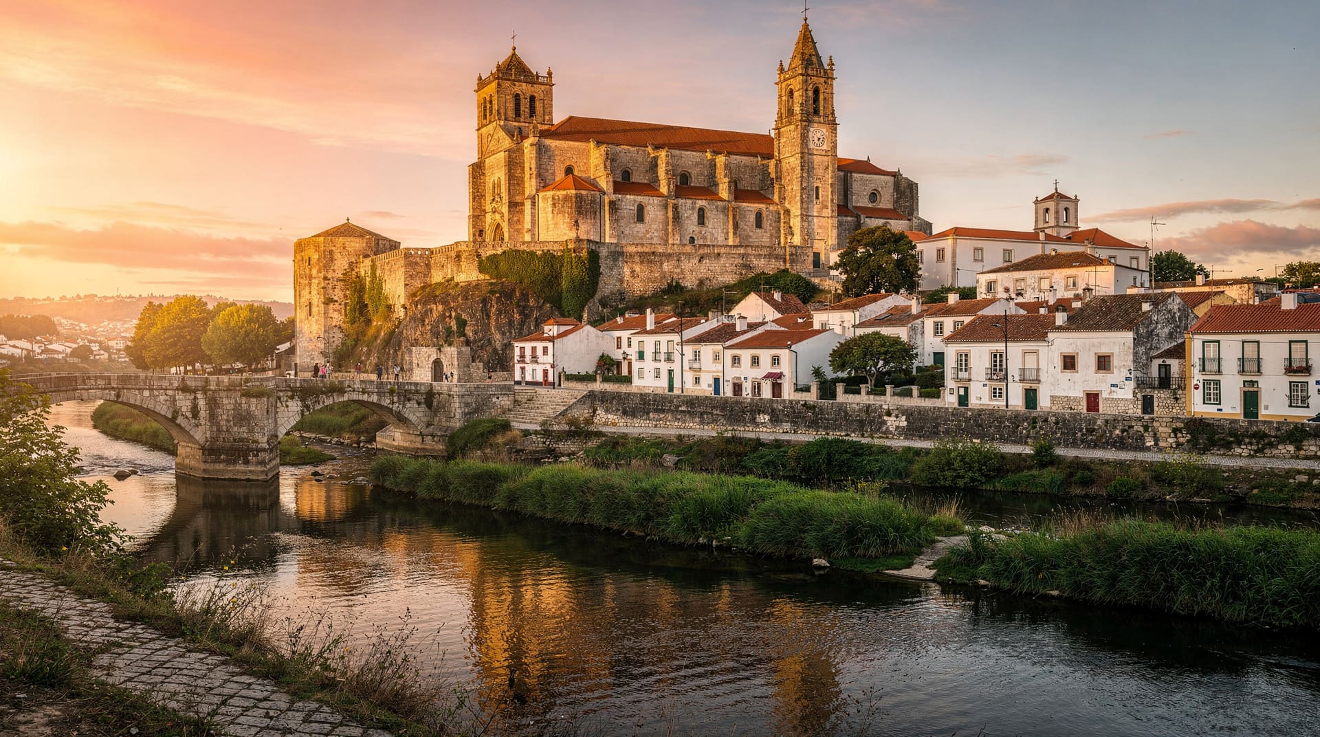 Tomar day trip from Lisbon: the Templar city, Convent of Christ and the Nabão river